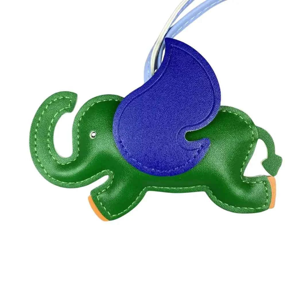 Elephant Bag Charm - Multi-Color Horse Charm Accessory for Purse, Backpack & Keys