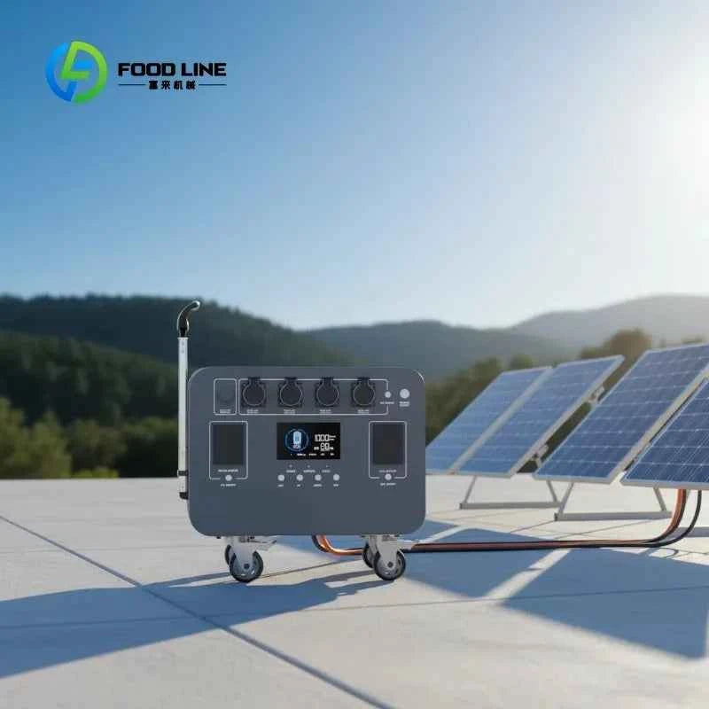 Portable Power Station Solar Generator 5120Wh 2400W