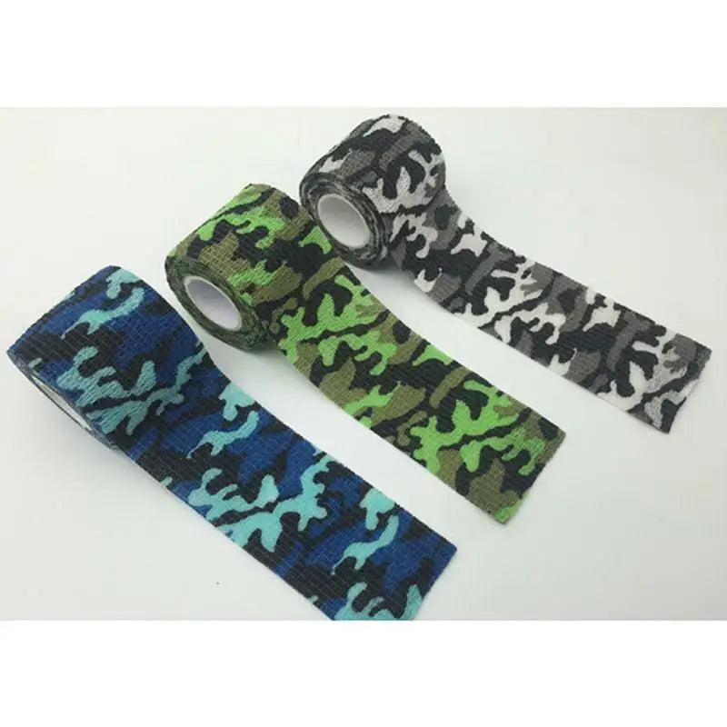 1pc Camouflage Invisible Tape Camo Form Reusable Self Cling Camo Hunting Rifle Fabric Tape Wrap Outdoor Camping Accessories