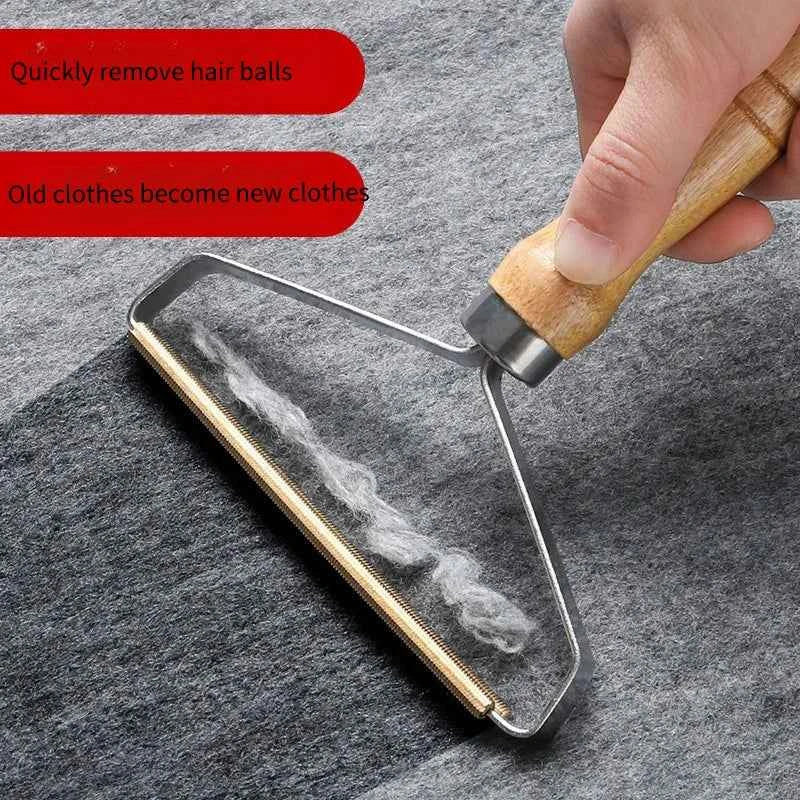 Wooden Epilator Sweater Clothes Shaver Fabric Clothes Sweater Lint Removers Manual Portable Wooden Lint Trimmer Comb Shaver