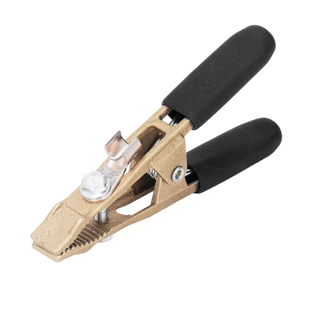 260A Earth Cable Clamp A Shape Earth Wire Clamp Brass Grounding Work Clamp Electric Argon Arc Welding Pliers 260A Welding Pliers