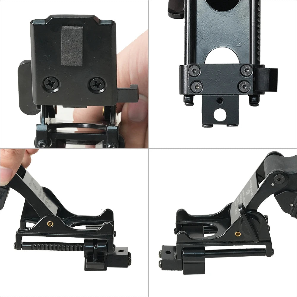 BOOIU Tactical Helmet Foldable Night Vision Mirror Stand M4/M6 Series New Adjustable Sliding Pvs14 Night Vision Device Stand