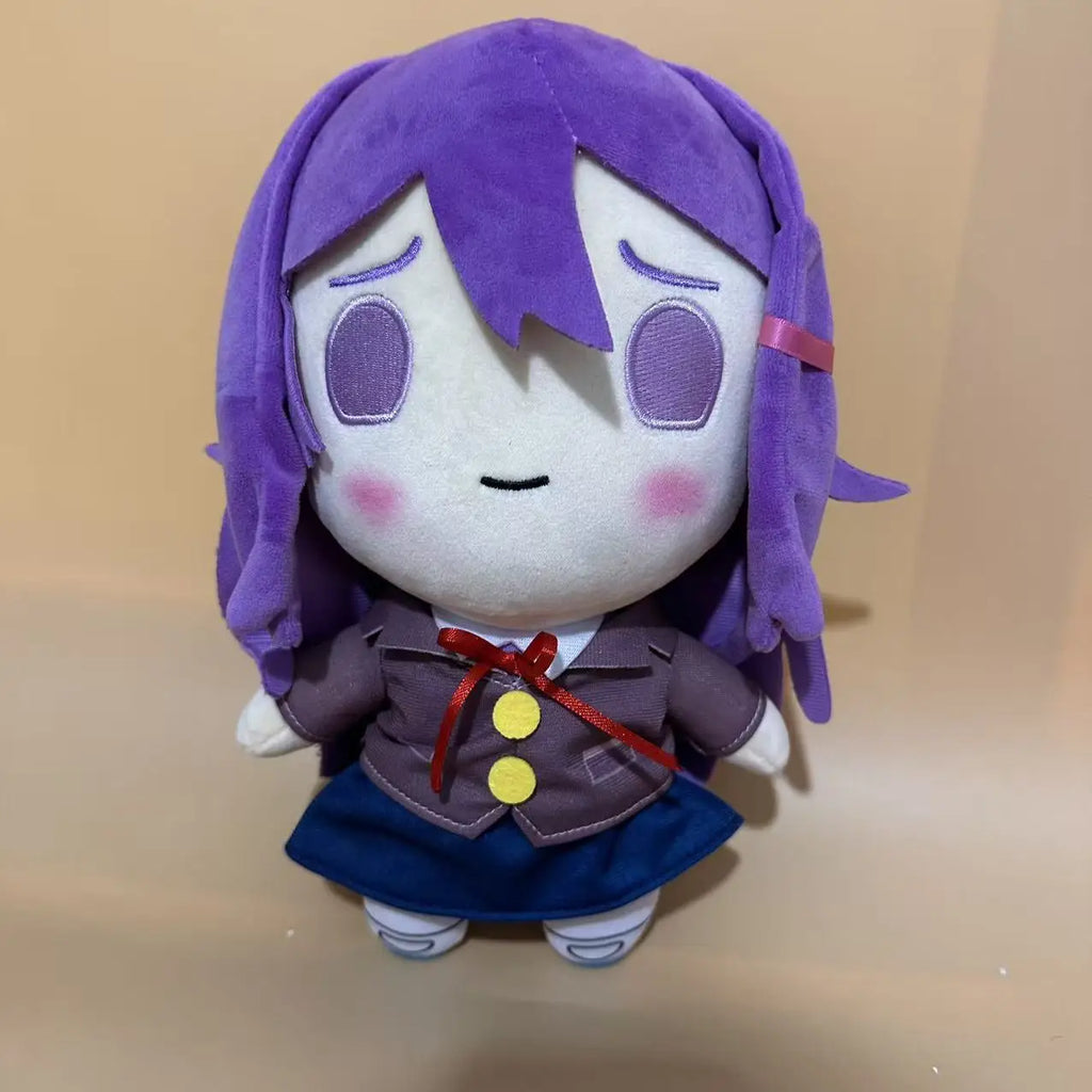 DDLC Doki Doki Literature Club Plush Toys Anime Monika Natsuki Sayori Yuri Stuffed Doll Kawaii Cotton Soft Plushie For Kids