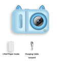 Kids' Camera Set, Instant Print Camera with Printing Function, Print Pictures, Portable Multi-Function Photo Printer Camera
