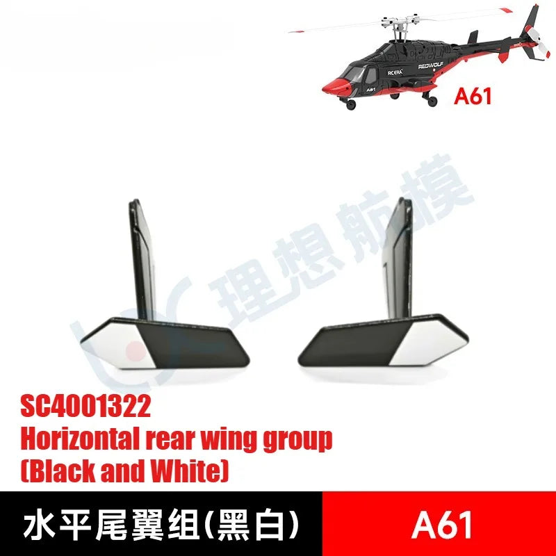 RC ERA A61 RC Helicopter Simulation Original Spare Parts Complete Set Chassis Main Frame Remote Control Blade Receiver Motor
