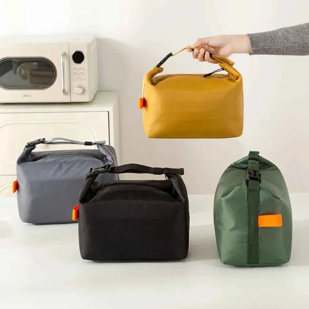 1pcs Lunch Pack Insulated Bento Bag Aluminium Foil Lunchbox Ice Bag Portable Dinner Picnic Food Storage Handbag