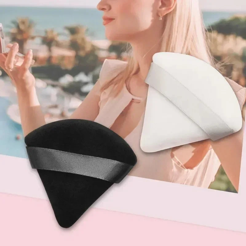 2/5/10/20Pcs Triangle Powder Puff Wet Dry Use For Loose Powder Liquid Cosmetic Soft Plush Powder Puff Makeup Foundation New In T