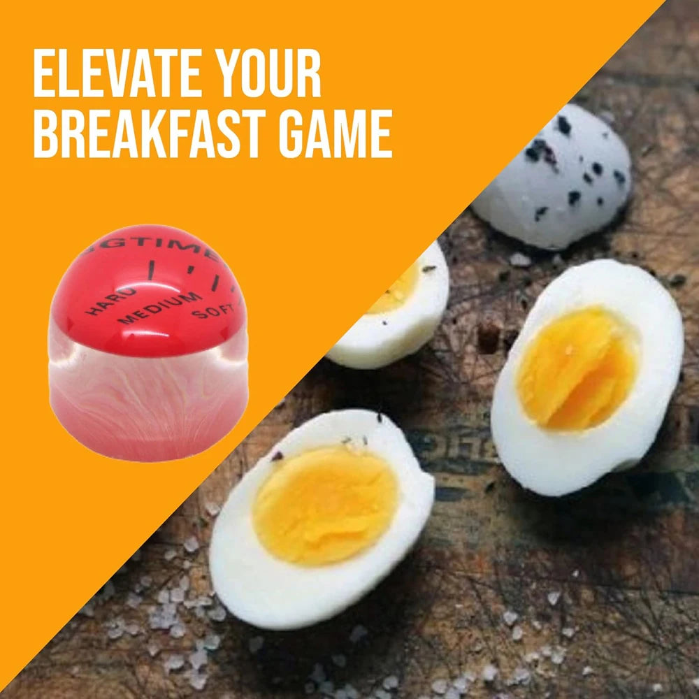 Egg Timer Color Changing Indicator Soft Medium and Hard Boiled Eggs Heat Sensitive Safe Durable Kitchen Aid Gift Home Use