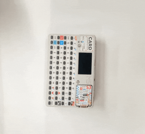 M5Stack Cardputer Adv Programmable Computer StampS3A IoT Controller 56Key Keyboard Card Microcontrolle Development Kit