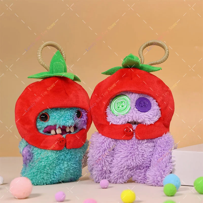 Original Fuggler Plush Keychain Ugly Monster Screech Munch Rabid Rabbit Wide Eyed Weirdo Annoyed Alien Stuffed Peluche Toys