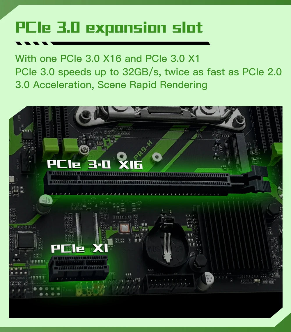 MACHINIST X99 PR9-H Motherboard Optional Xeon E5 2640 V4 LGA 2011-3 CPU Kit Set 16GB DDR4 Memory RAM NVME M.2
