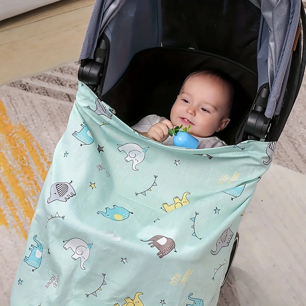 Lightweight Breathable Maternity Nursing Cover Scarf for Breastfeeding Stroller And Car Seat Cover Universal Fit Nursing Apron