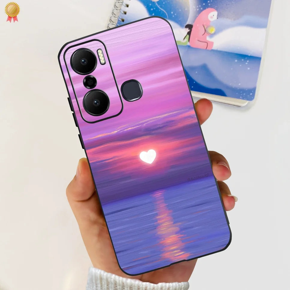 For Infinix Hot 20 Play 20i 4G Case Cute Astronaut Clear TPU Silicone Bumper Cover For Infinix Hot 20 Play 20i Phone Case Funda
