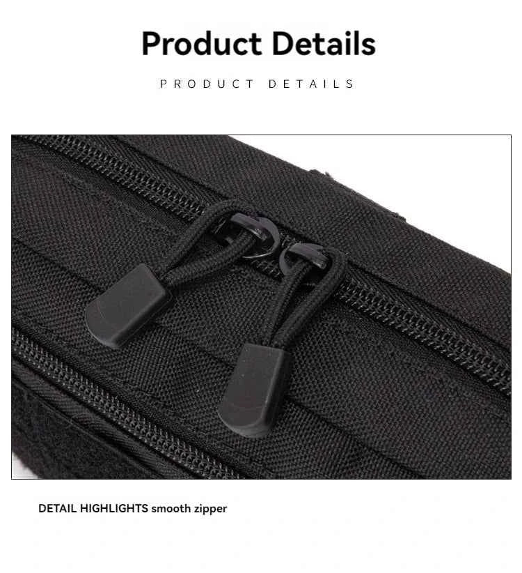 EDC Molle Tactical Pouch Waist Pack Compact Utility Pouches Waist Belt Bag Medical Bags Phone Case Hunting Accessories