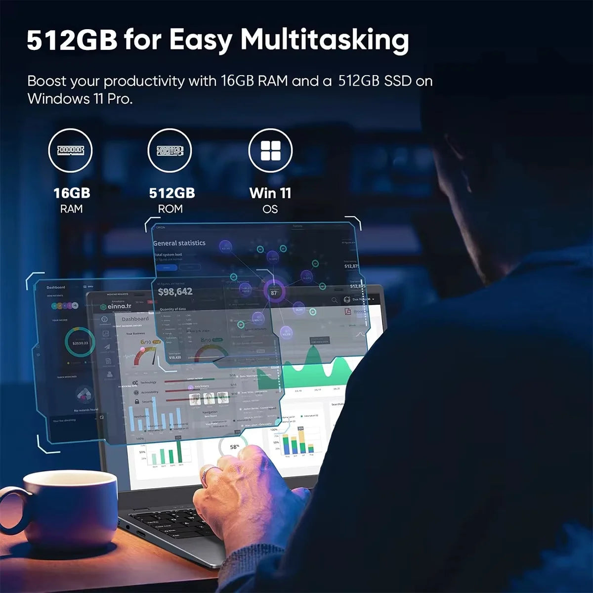 2026 Gaming 15.6"Laptop Intel Core I9 10980HK/i9 9900U Computer 16GB RAM 1TB 2TB 1920*1080 Fingerprint Unlock Backlit Windows 11