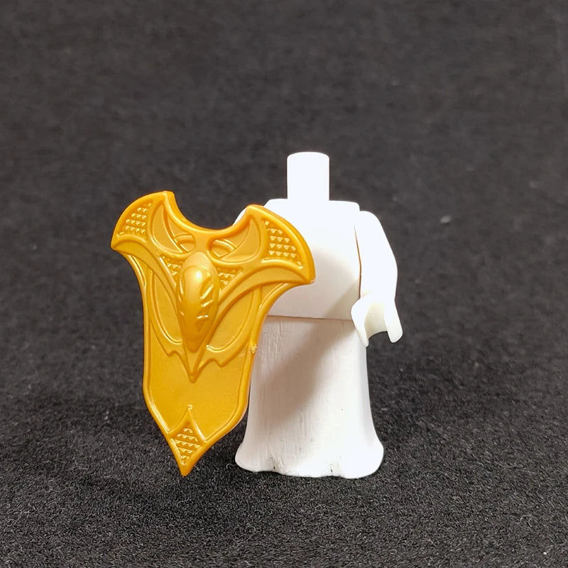 10PCS/SET Middle Ages Knights Elf  MOC  Shield Sword  Spear  For 4cm Mini Dolls  Building Blocks Brick Toys For Kid