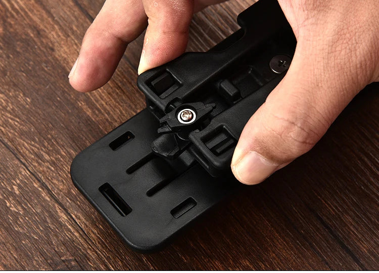 360 Degree Rotation Retractable Baton Case Holster Universal Extensible Baton Holder Self Defense EDC Outdoor Survial Tool