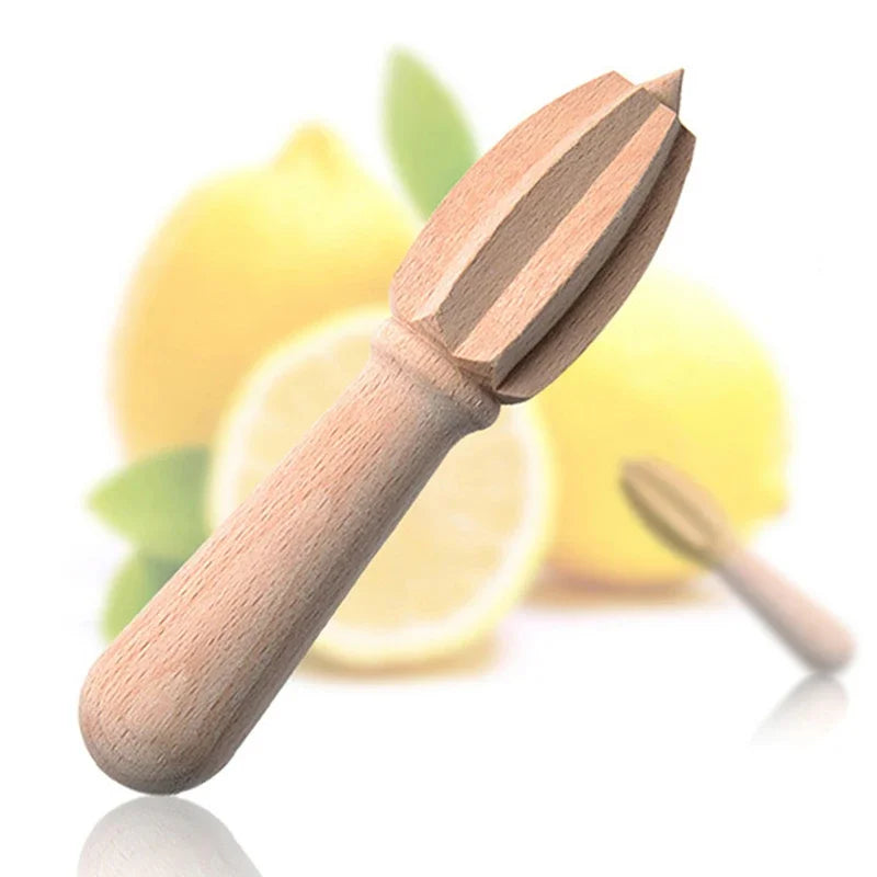 Wooden Reamer Lemon Squeezer Beech Wood Citrus Squeezer Reamer Orange Juice Squeezer Fruit Vegetable Tools Bar Kitchen Gadgets