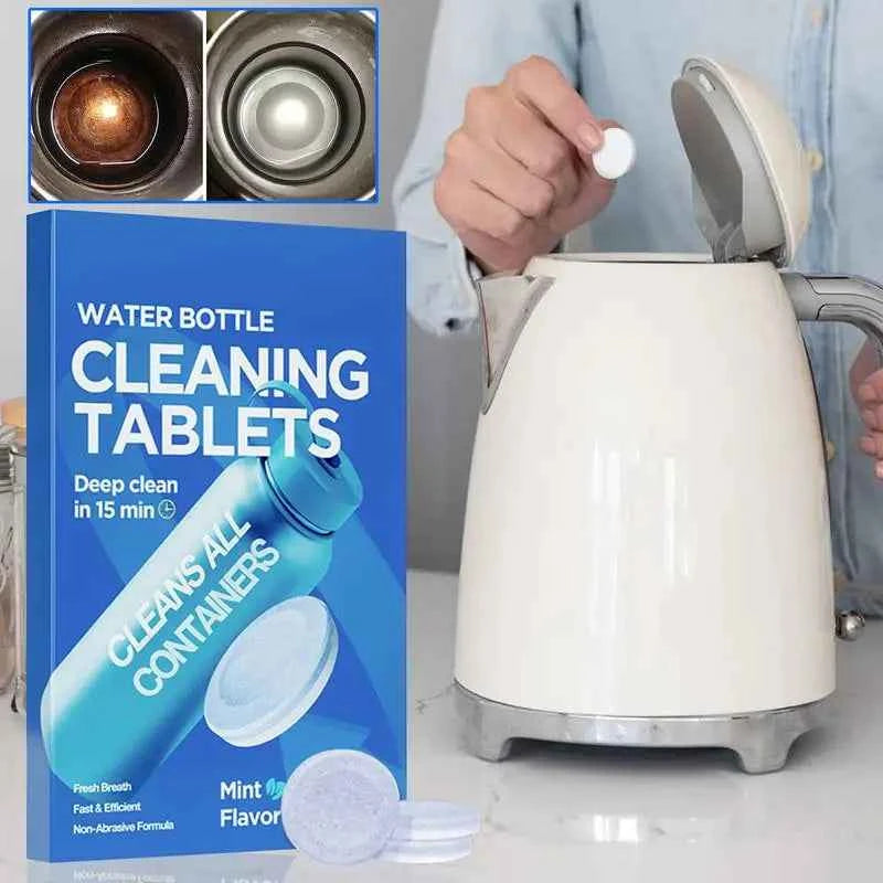 Effervescent Water Bottle Cleaning Tablets – Odor & Scale