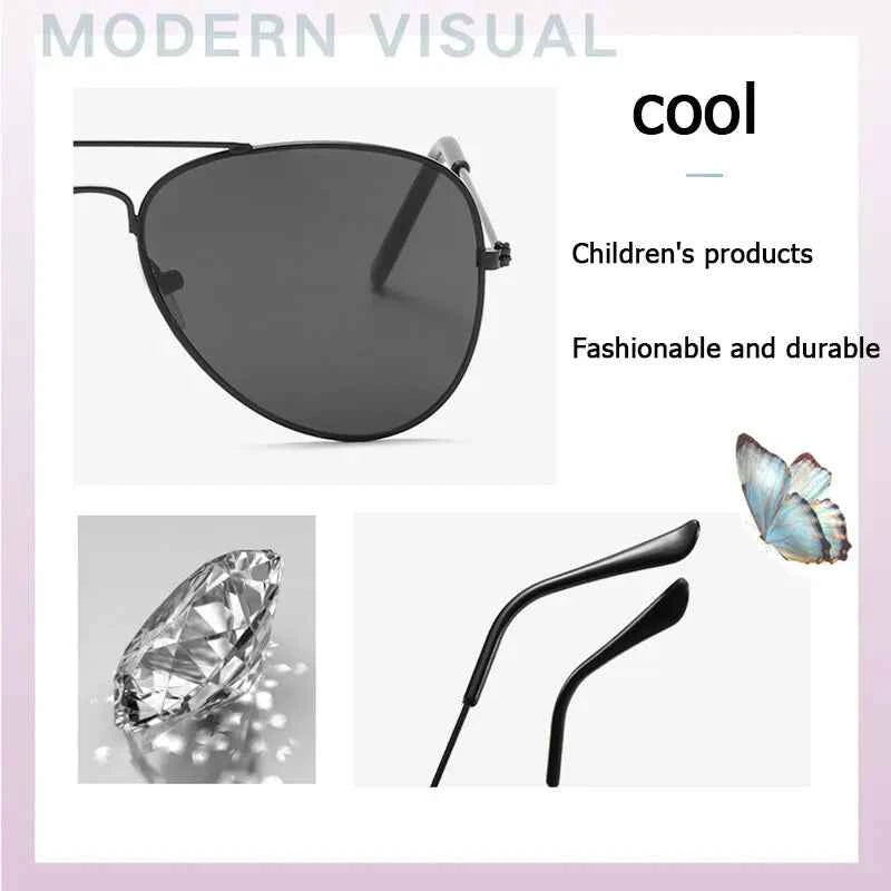 FASHION Children's student sunglasses men and women color reflective sunglasses toad mirror cute baby kids sun glasses