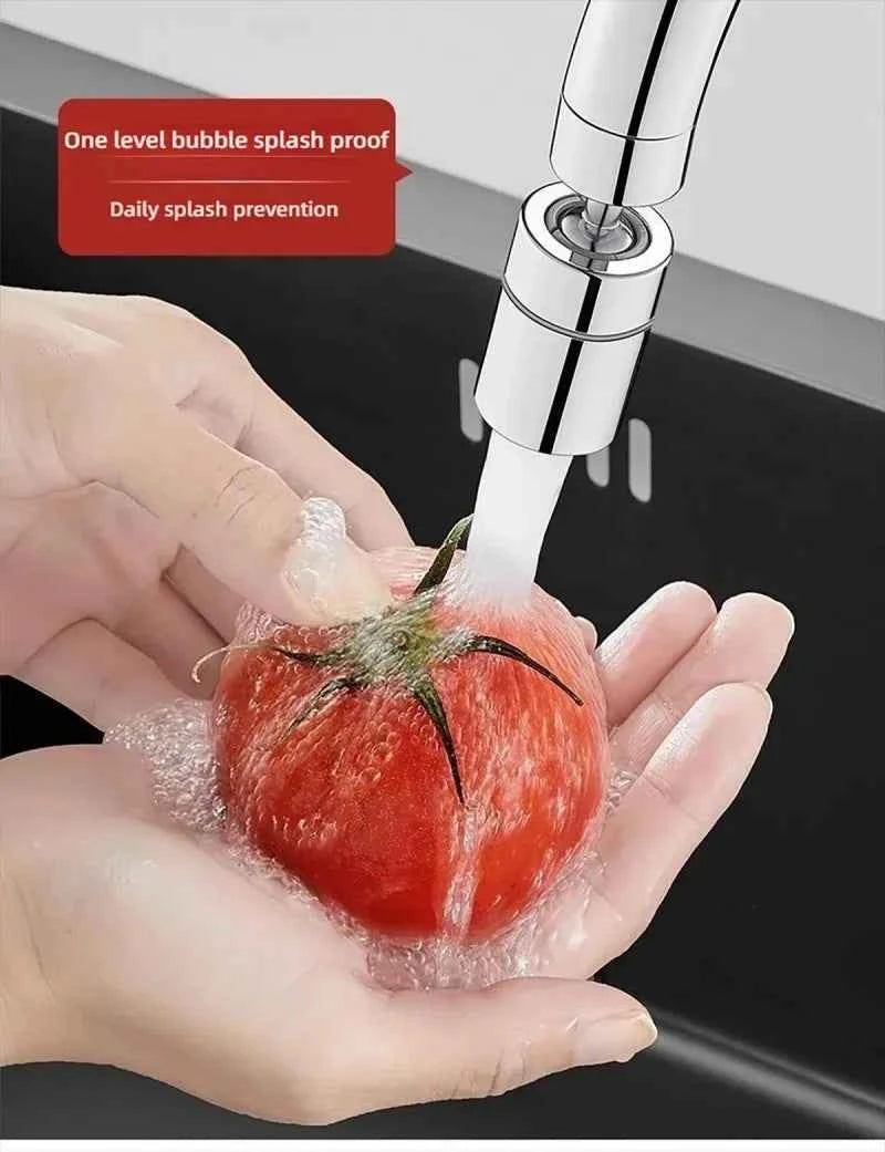 360° Rotary Kitchen Faucet Spray Head Filter washbasin Splash proof Adapter 2 Mode adjustable Kitchen Sink Faucet Aerator