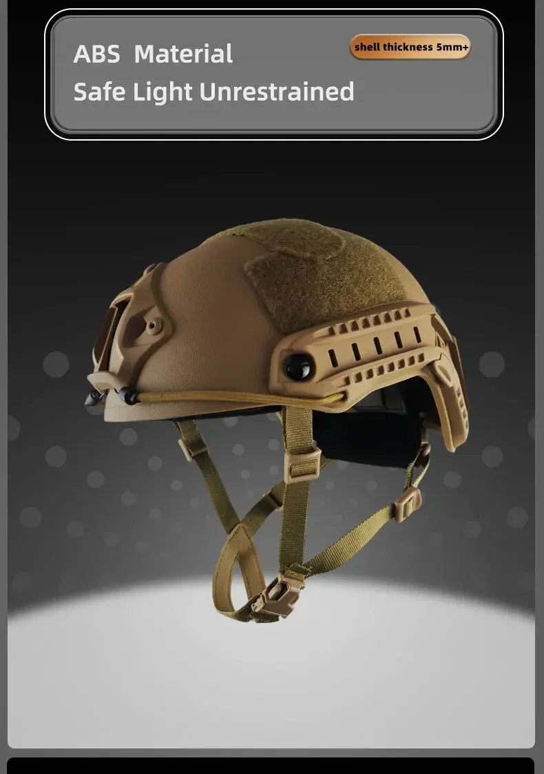 FAST Airsoft Paintball Fast MH Type Tactical Helmet Outdoor CS Protective Equipment With Replacement Foam Padding