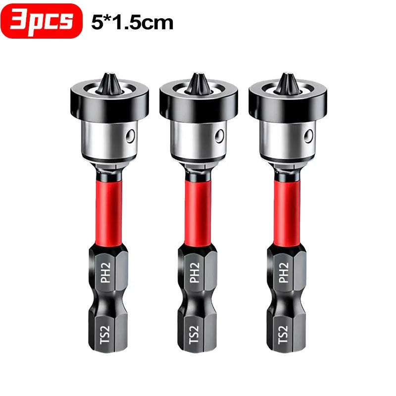 Magnetic Positioning Screwdriver Bits S2 Drywall Screw for Plasterboard Gypsum Board Locating Bit Batch Head Drilling Tools
