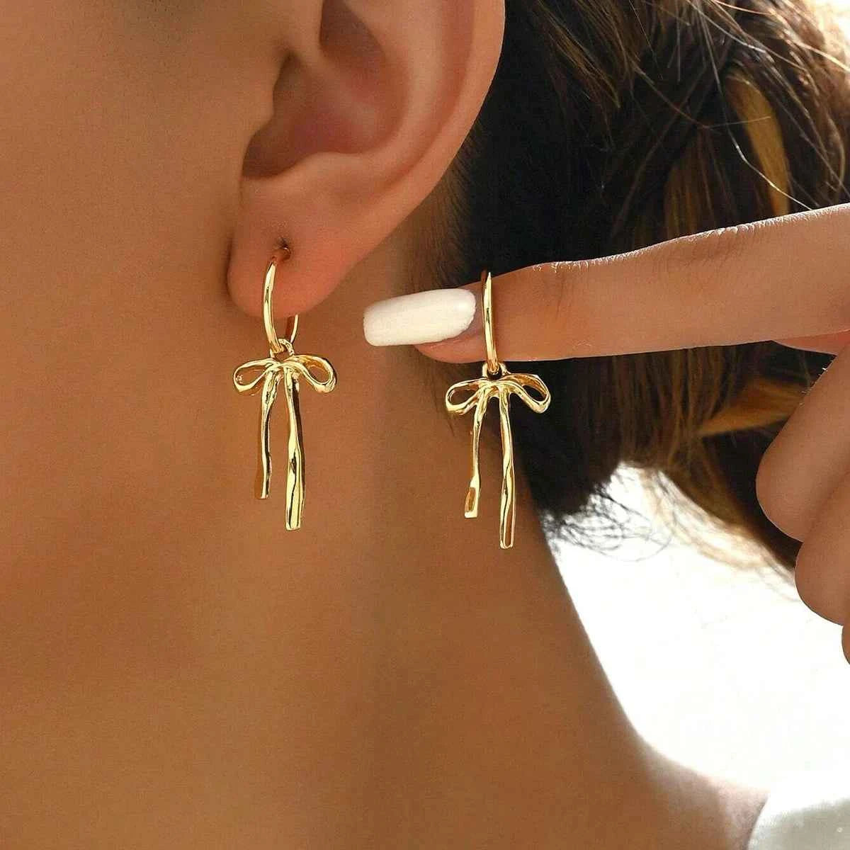 2PC Fashion Men's Personality Rascal Handsome Irregular Earrings Jewelry Accessories Suitable for Date, Party, Festival Gifts