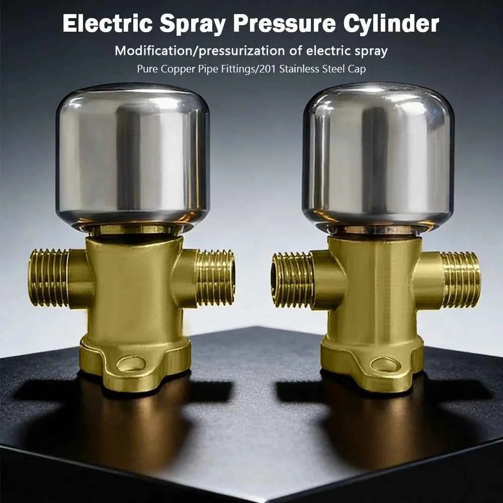 Removable Sprayer Pressure Cylinder Full Copper High Pressure Electric Sprayer Air Tank Corrosion-Resistant Booster Pressure