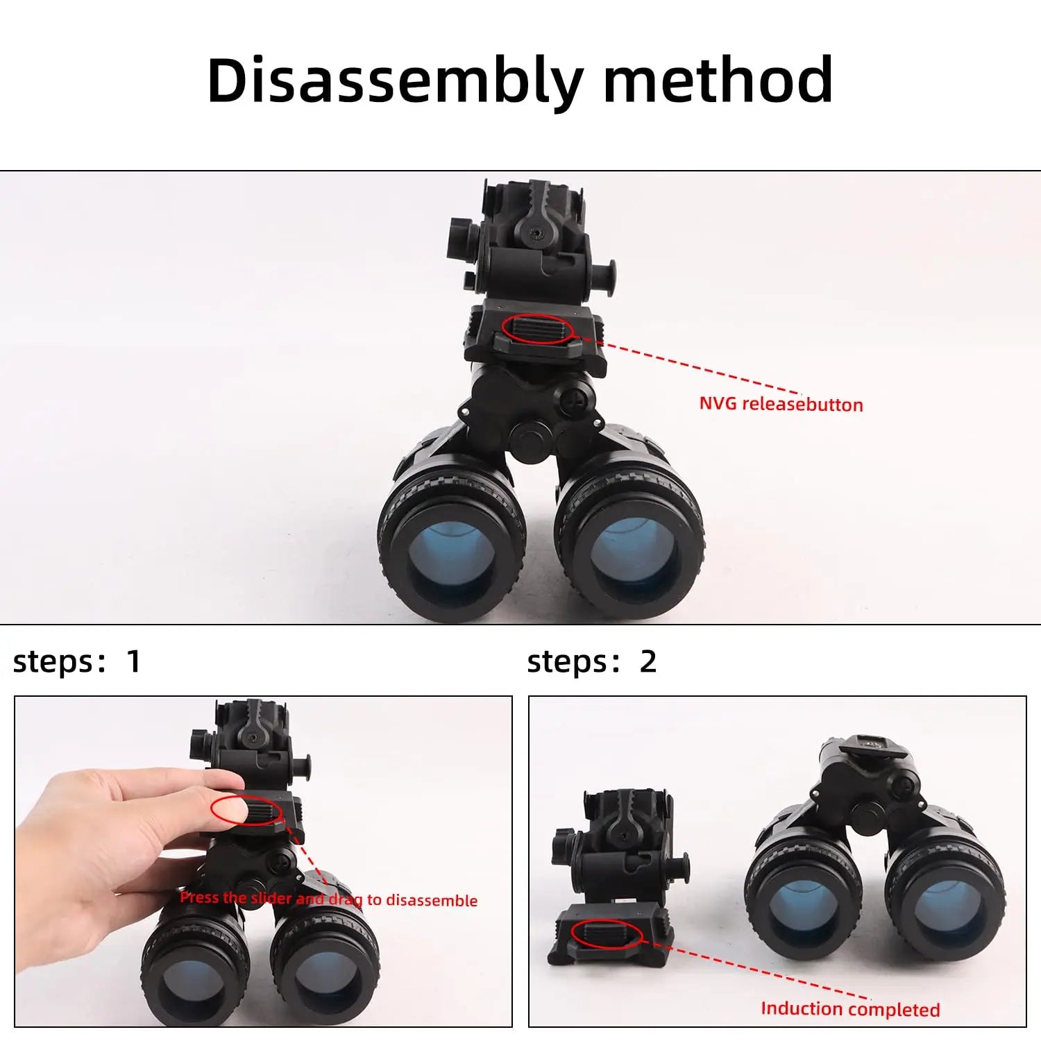 BOOIU New L4G24 NVG Tactical Helmet Mount Metal/Nylon Holder Bracket For PVS15/18  Goggles Night Vision Stent Helmet Accessories