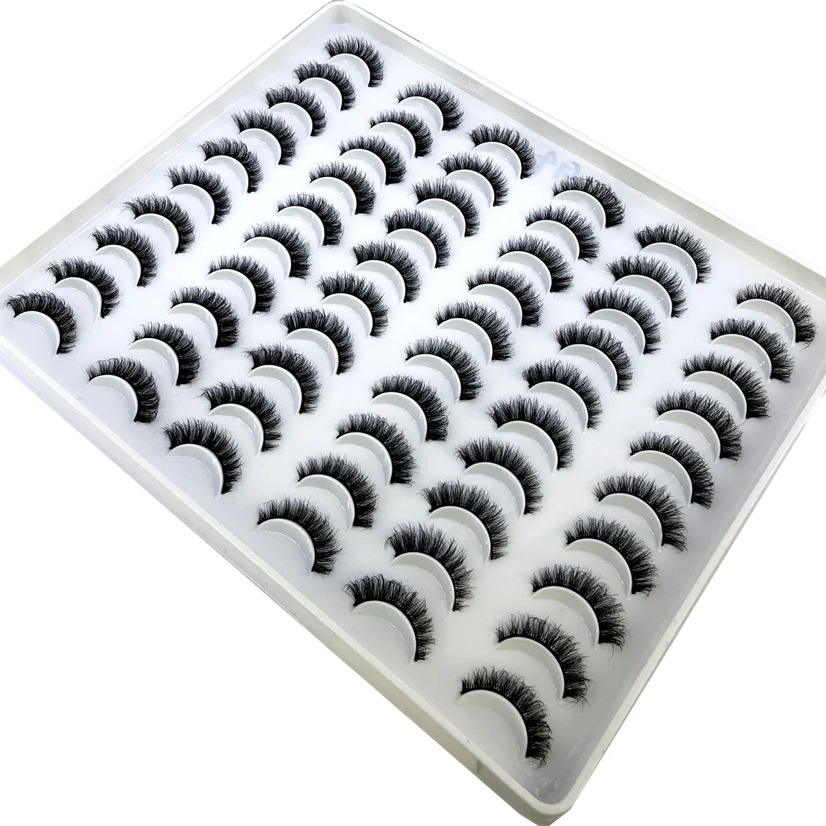 HBZGTLAD 30/40 pairs of natural long 3D artificial mink false eyelashes false eyelashes makeup set mink eyelashes extended eyela