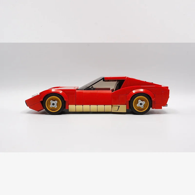 331 Parts City Speed MOC Building Block Model V12 Red Supercar Toy For Boys Adults Children Christmas Holiday Gift