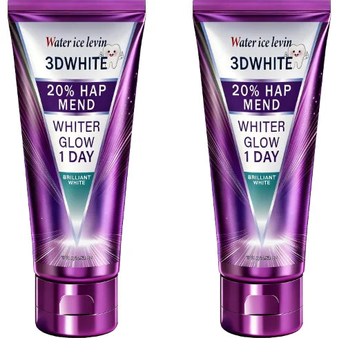 WHITE Color 20% HAP Whitening Toothpaste For Adults – Enamel Care