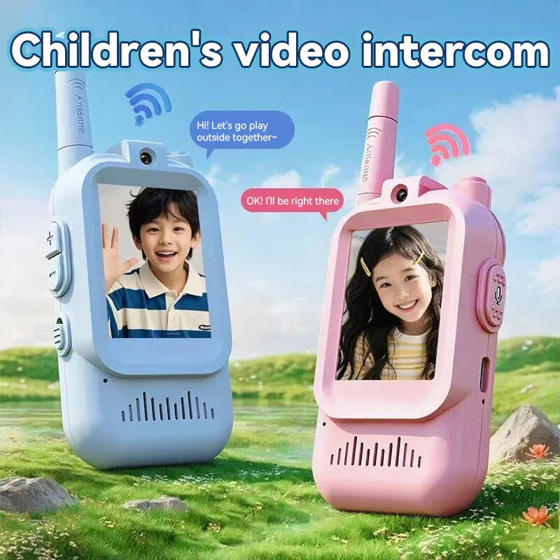 Kids Video Walkie Talkie Toys outdoor Children Parent-child intercom machine Walkie-talkie with HD Camera for Boys & Girls Gifts