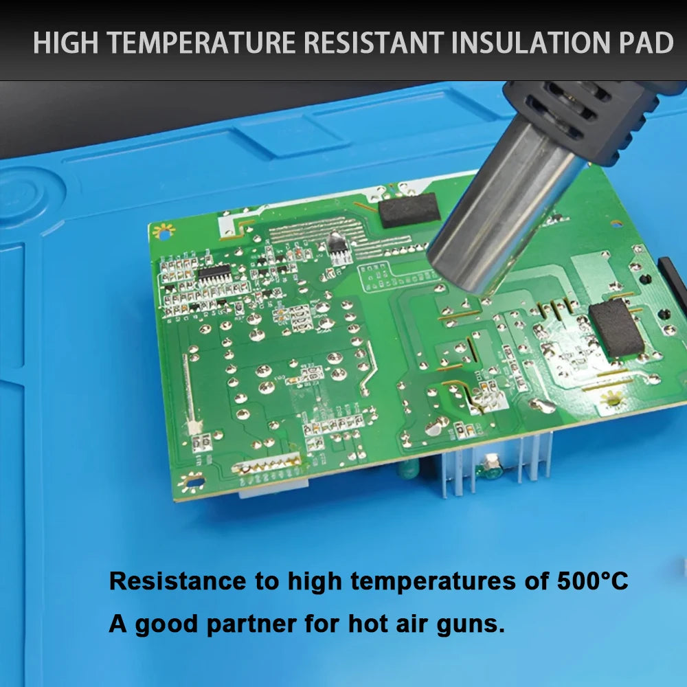 Repair Pad Silicone Waterproof Motherboard Electronic Equipment Repair Board Multi-Component Placement Heat Tin removal work pad