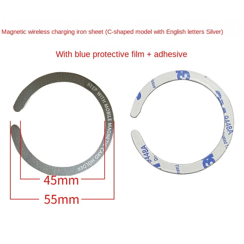 Magnetic Metal Plate For Car Phone Holder Universal Iron Sheet Disk Sticker Mount Mobile Phone Magnet Stand For IPhone