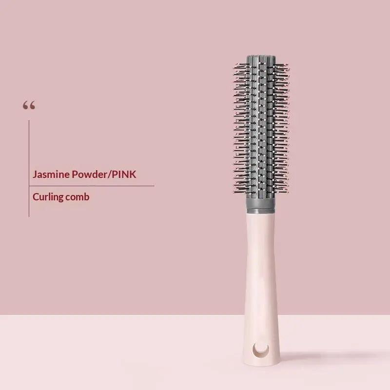 B Pink Color Anti-Static Paddle Hair Brush With Scalp Massage Pins
