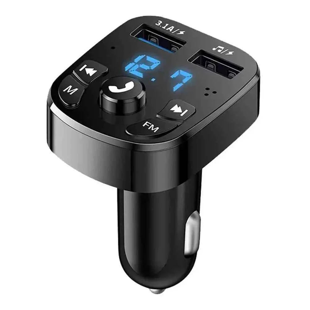 Audio Music Stereo Bluetooth-Compatible 3.1A Fast Charging Audio MP3 Player Wireless FM Transmitter Dual USB Auto Radio Charger