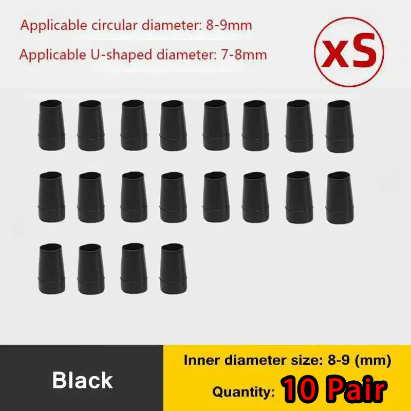 Thin Heel Protector Silicone Non-slip Wearable Heel Cover Round Woman High Heels Protective Cover TPU/PVC Material Soft Damping