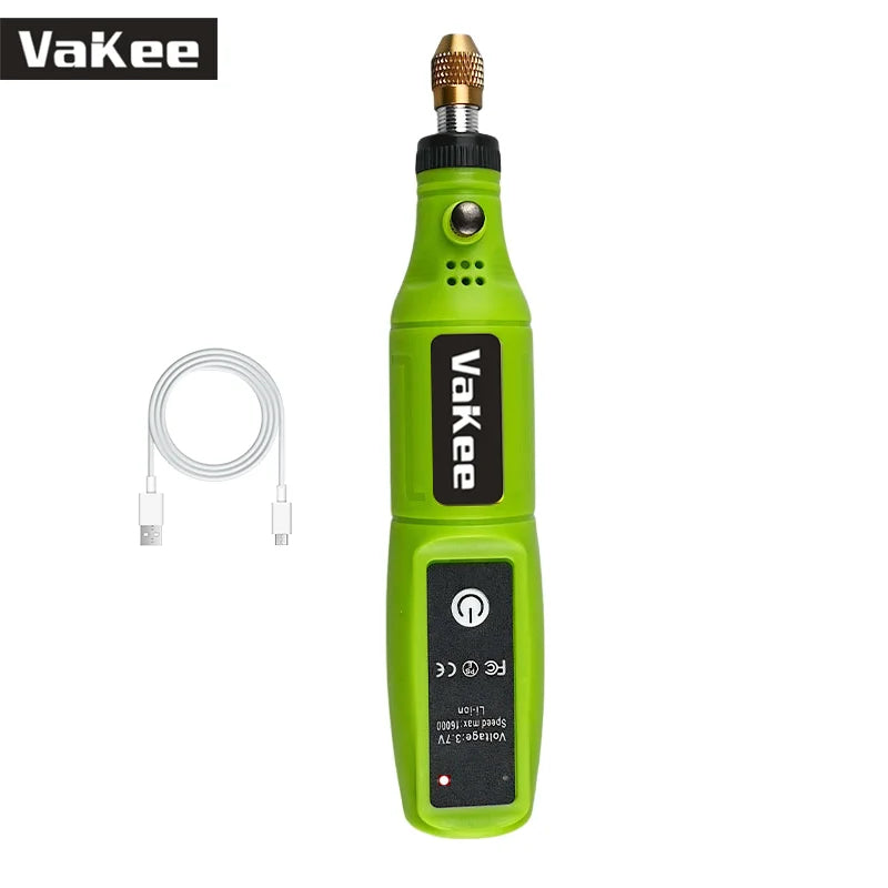 Mini Electric Drill USB Rechargeable Cordless Engraving Pen Dremel Tools Rotary Tool Cordless Hand Drill Mini Polisher for Hand