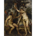 home hall wall decor ART  TOP ART Rubens, Peter Paul - Adam and Eve  print canvas oil painting-free shipping