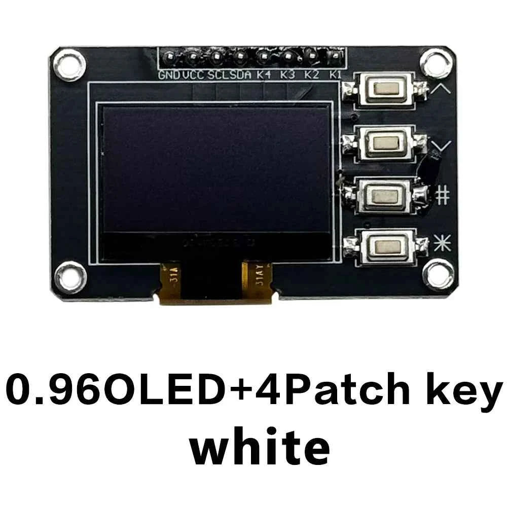 TFT OLED Module EC11 with Rotary Encoder IIC Interface 0.96'' 1.3'' 1.8'' 2.4'' LCD Screen Options for White/Blue Buttons