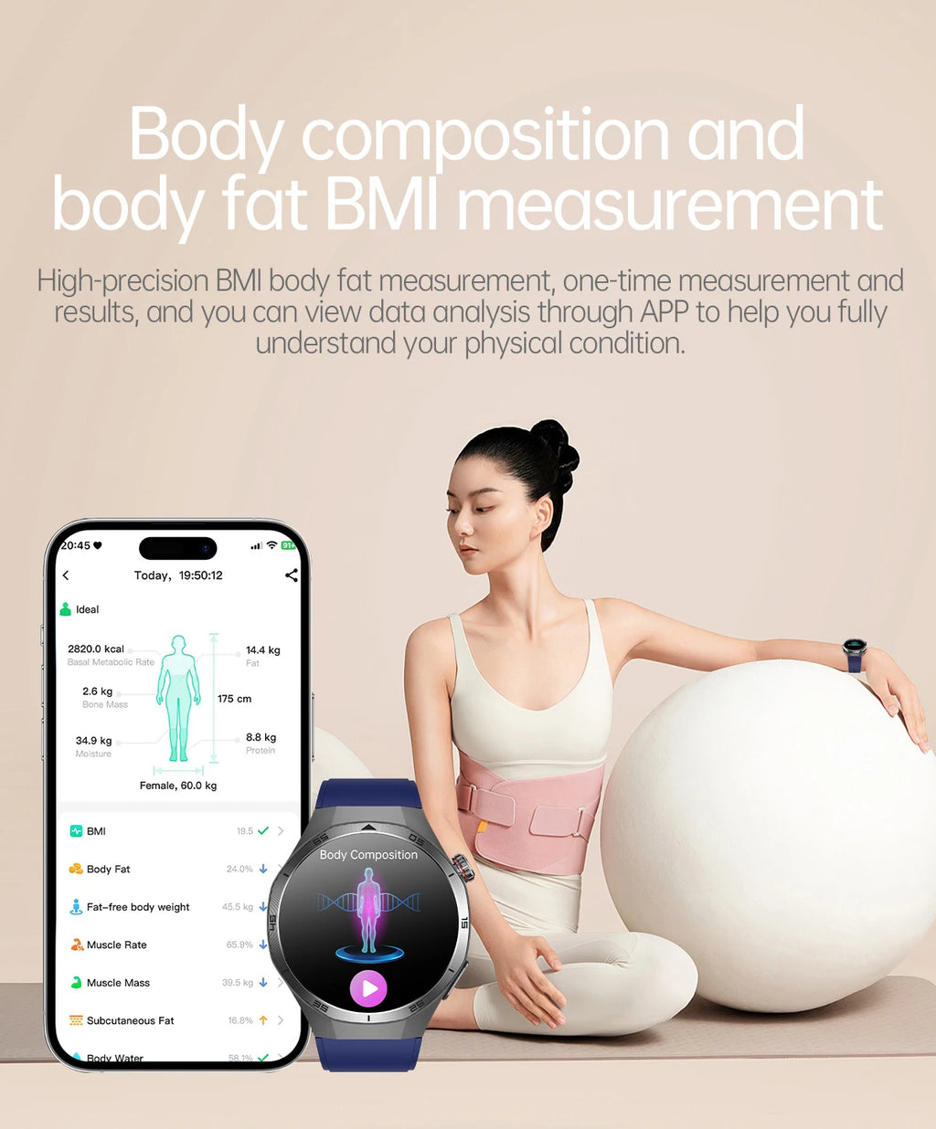 2025 New ECG+PPG Three High treatment Smart Watch Lipids Uric acid Blood pressure Smartwatch Men NFC Sport HD Call Health Clock