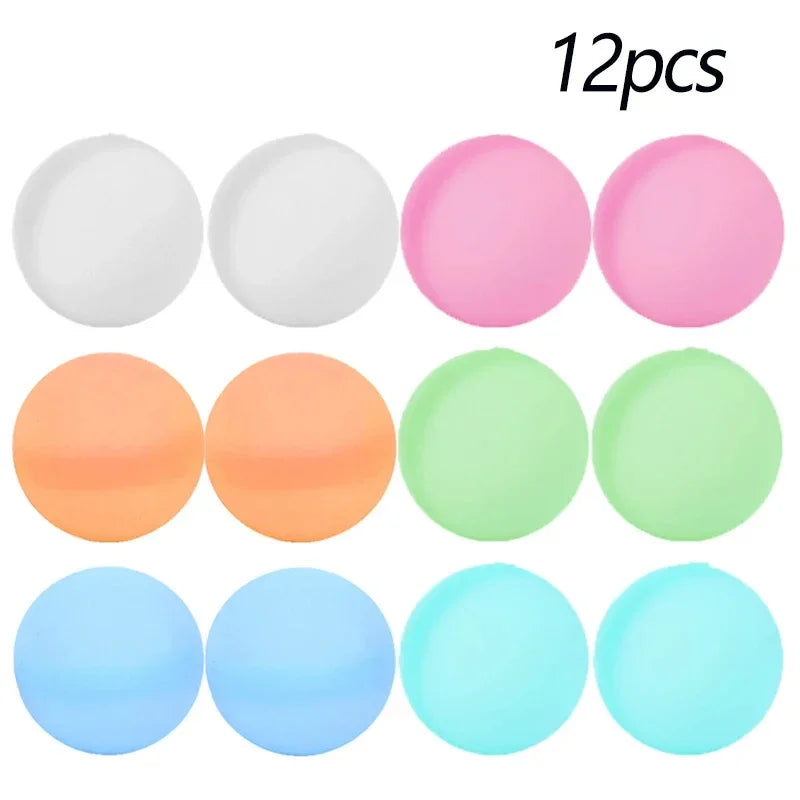 Reusable Water Balloons Toys Quick Fill Sealing Water Bomb for Summer Games Adults Outdoor Activities Toy Gifts
