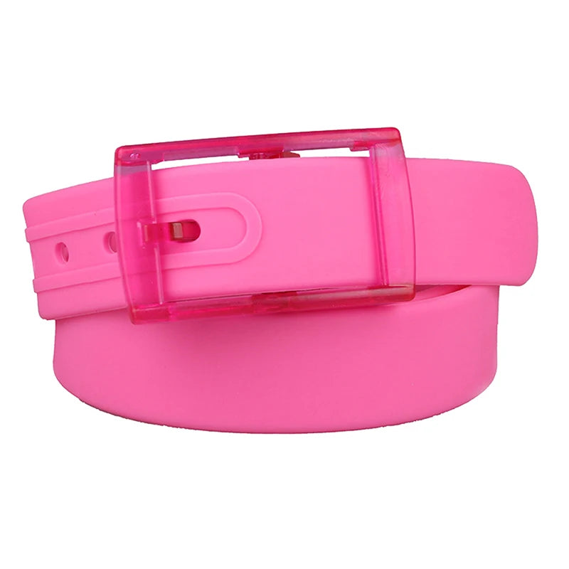 Candy Type Fashion Men And Women Lovers General Belt Silica Gel Plastic Defence Allergy Environmental Protection