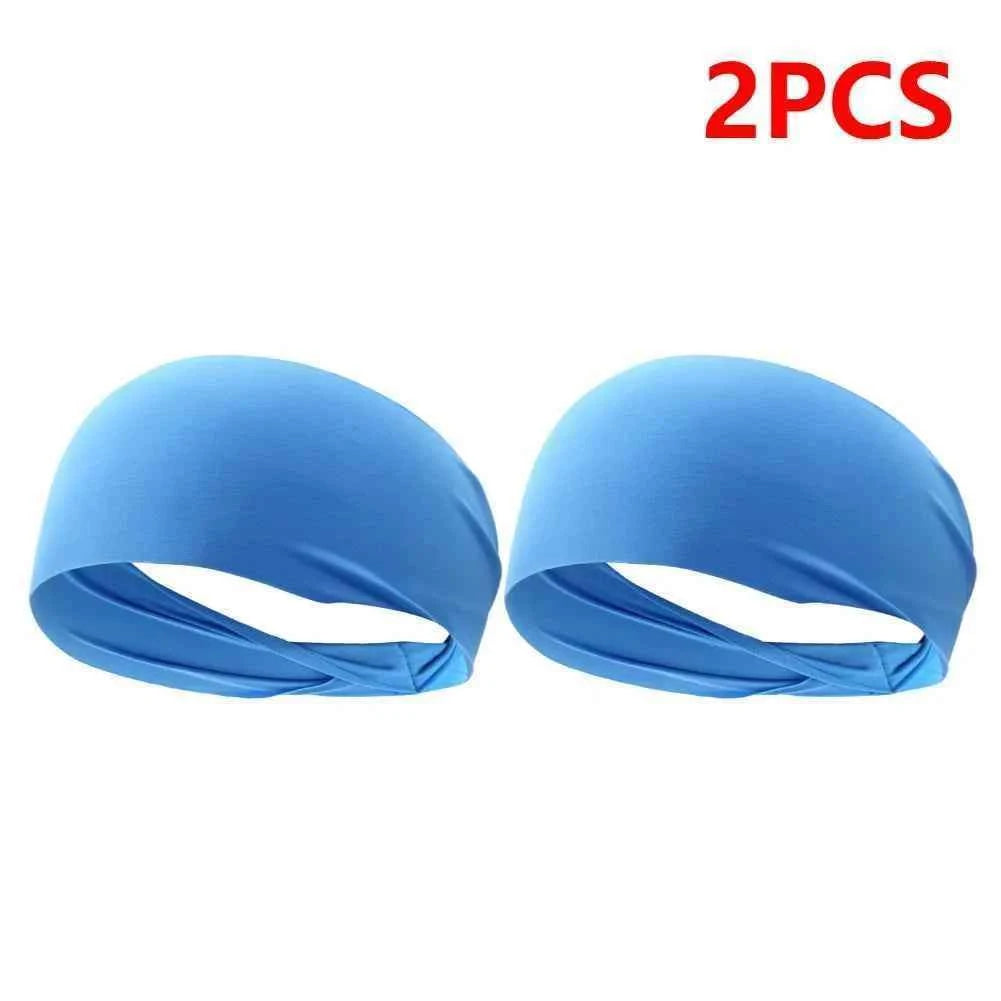 Elastic Sports Headbands Sweat Absorption Headdress Quick Dry Workout Headband Anti-slip Breathable Sweatbands for Yoga Running