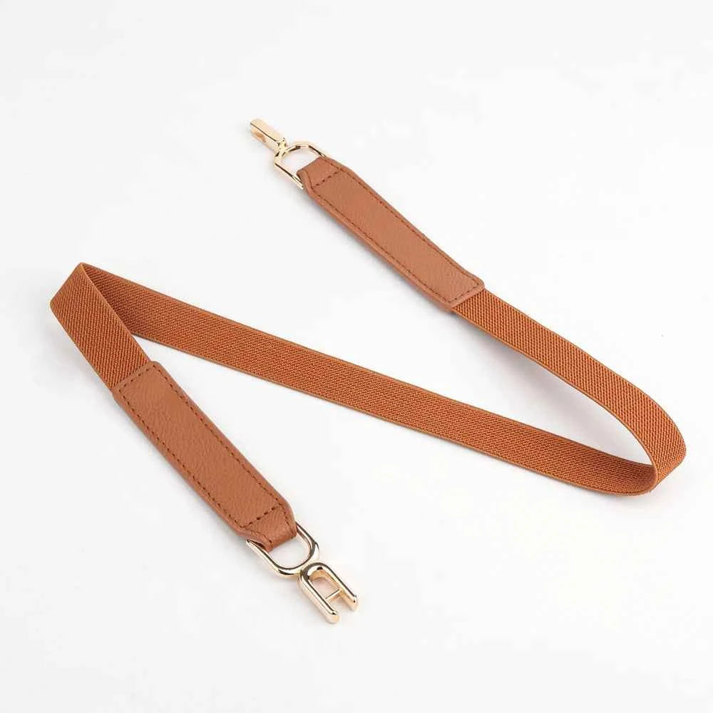 Women Skinny Belt for Dresses Ladies Fashion Elastic Belts Waist Band Cinch Waistband
