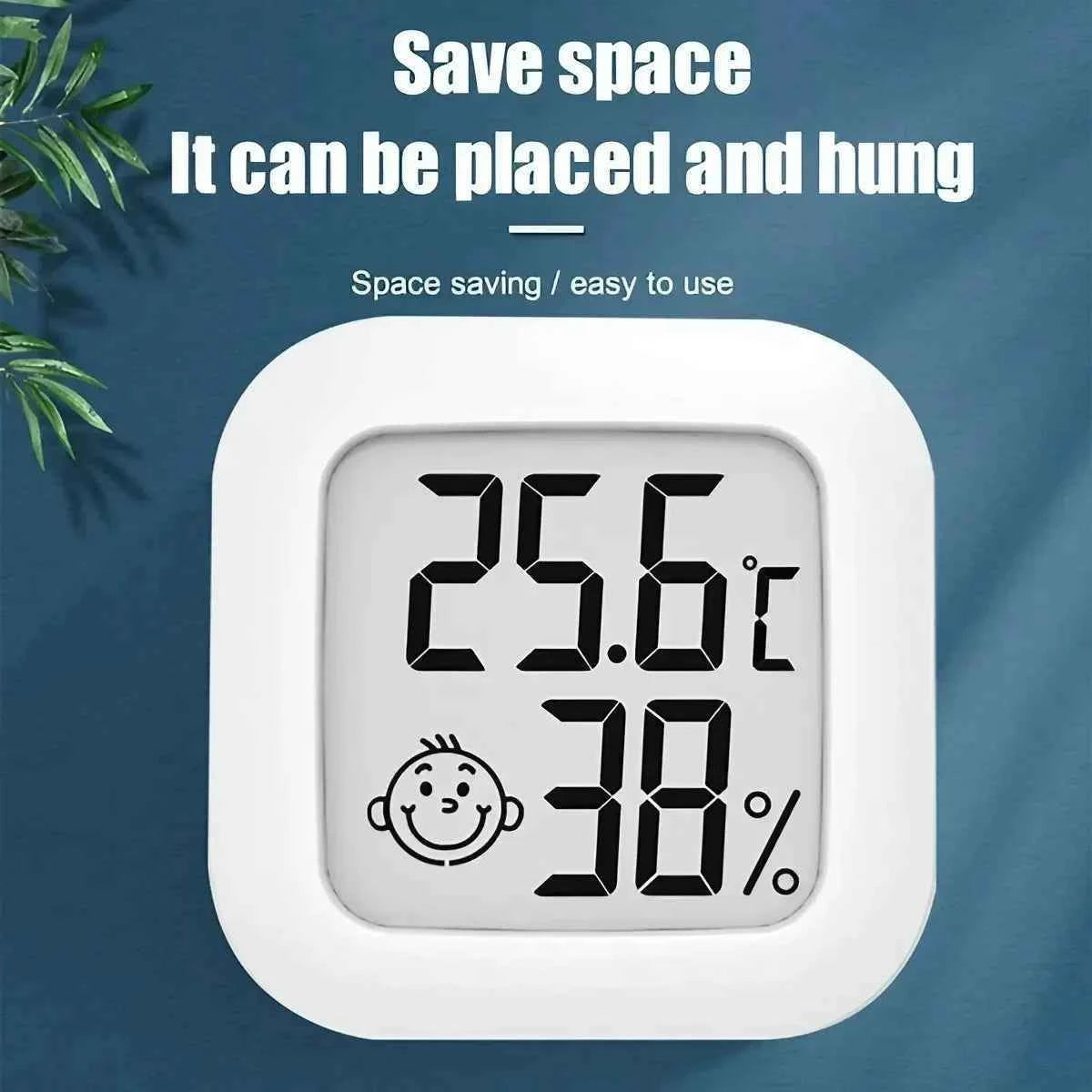 JJYY Mini Home Digital LCD Display Thermometer Hygrometer Indoor High Precision Temperature Sensor