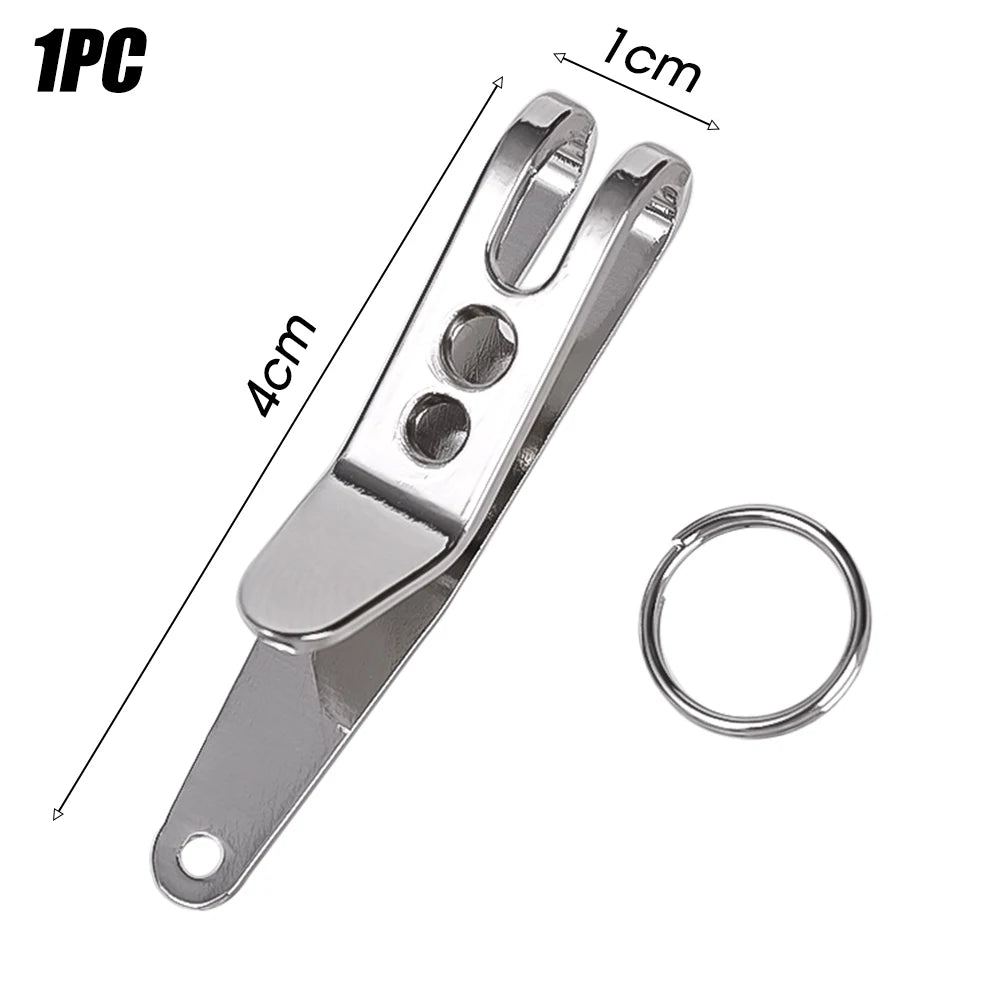 5/1Pcs Mini Zinc Alloy Ring Carabiner EDC Bag Suspension Clip with Key Outdoor Quicklink Tool Keychain Camping Accessories