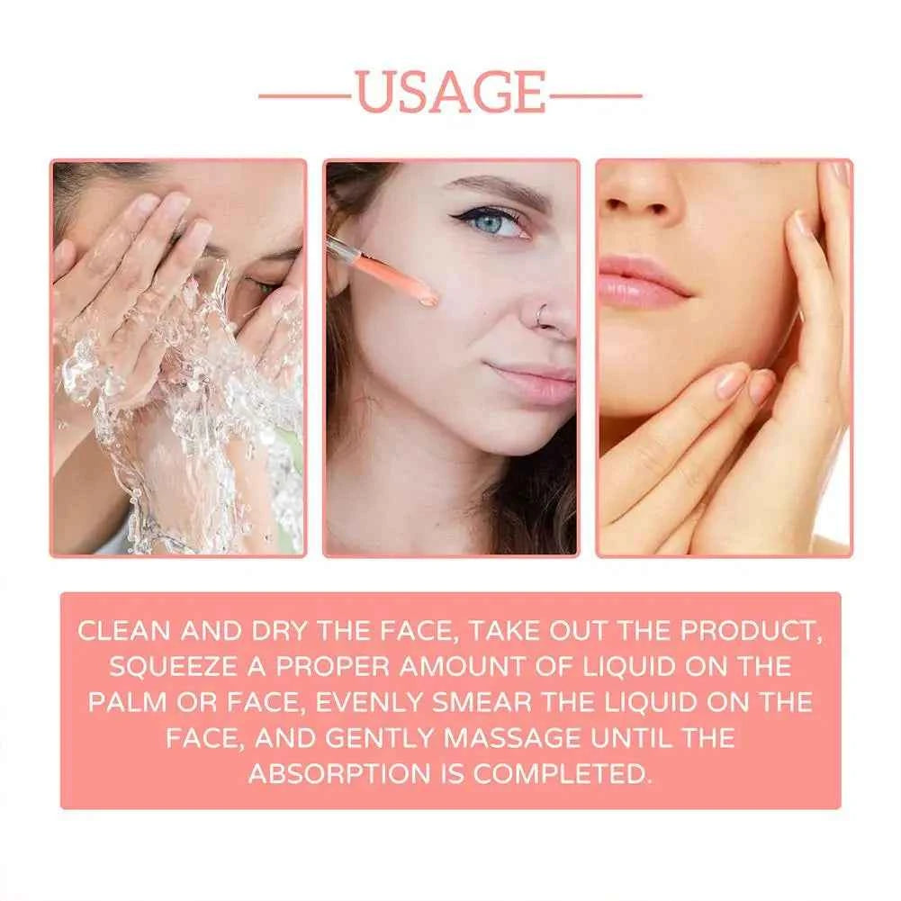 5 In 1 Face Serum Vitamin C Moisturizing Whitening Anti Wrinkle Aging Niacinamide Hyaluronic Acid Facial Serum SkinCare 30ml
